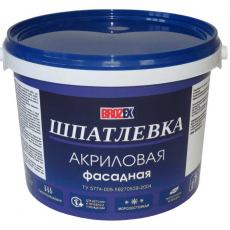 Шпатлевка фасадная акриловая - Строительные материалы