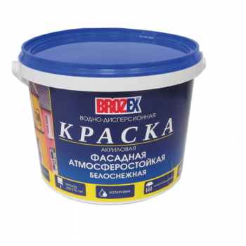 Краска фасадная акриловая - Строительные материалы