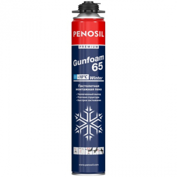 Пена Монтажная Premium Gunfoam 65  Зимняя 750 мл Penosil - Строительные материалы