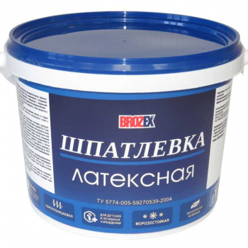 Шпатлевка латексная - Строительные материалы